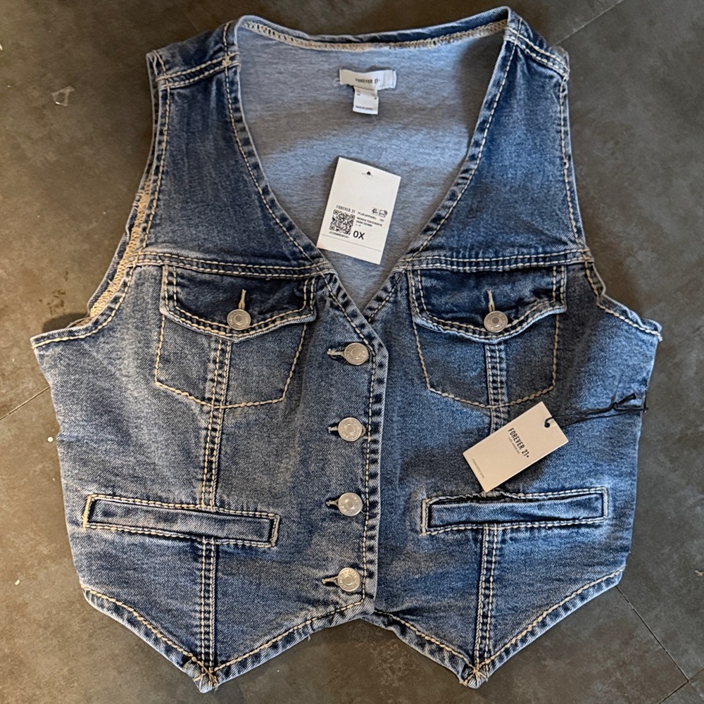 Denim vest